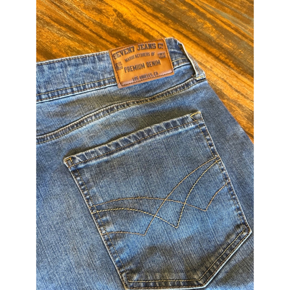 Seven7 Blue Jeans Men's 40x32 Denim Light Wash - Picture 7 of 7